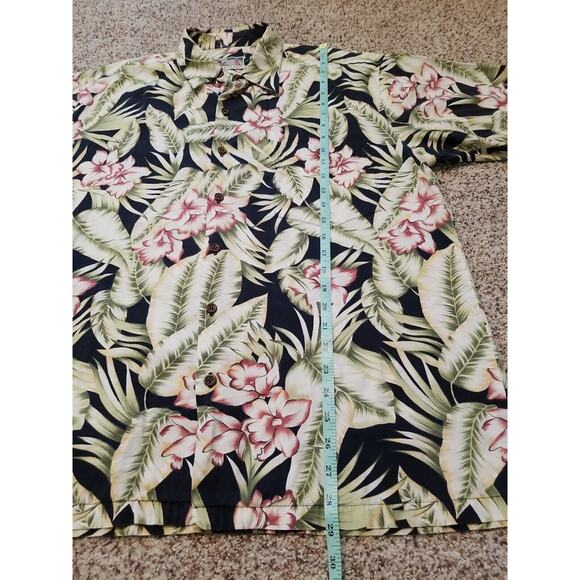 Vintage Single Stitch Tori Richard Tropical Aloha Floral Cotton Shirt Size Large - Picture 4 of 10